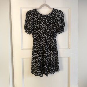 Reformation Mini dress w/eyelet back. XS